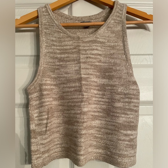 Aerie American Eagle Cropped Sweater Tank - Picture 1 of 6